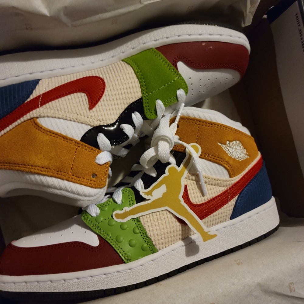 Air Jorden 1. multicolor.